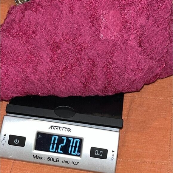 IRO Burbundy Lace Cotton Blend Round Neck Cut Out Blouse Women’s Size 6 - Picture 9 of 9